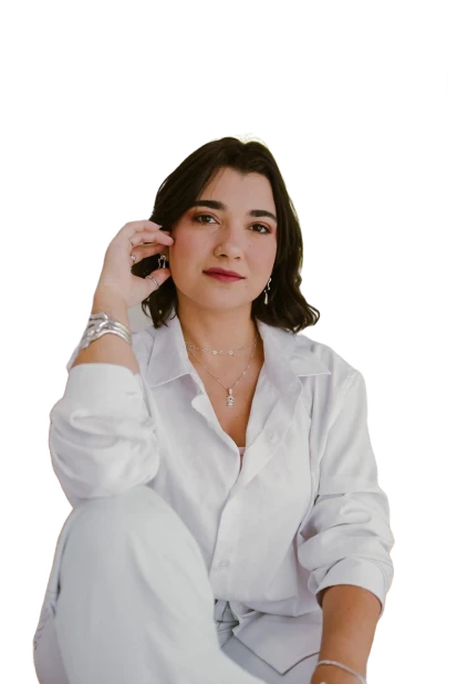Jessika Neres em um momento de acolhimento no acompanhamento nutricional